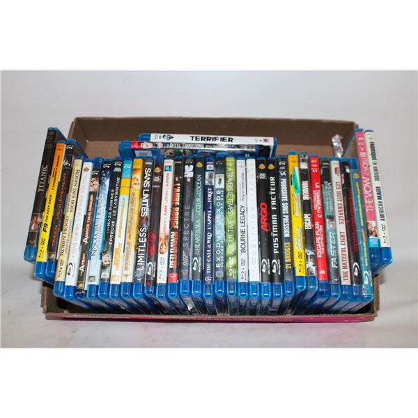 33 BLUE RAY MOVIES VARIOUS TITLES
