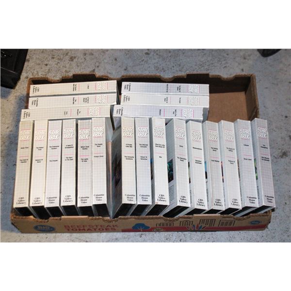 STAR TREK THE COLLECTORS EDITION 21 VOLUMES ON
