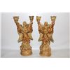 Image 1 : 2 SILVERSTRI STUDIO ANGEL CANDLE HOLDERS