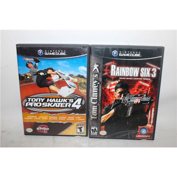 TONY HAWKSKATER + RAINBOW GAMECUBE GAMES
