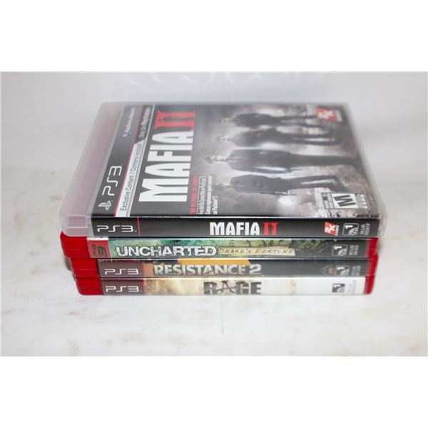 LOT OF 4 PS3 GAMES