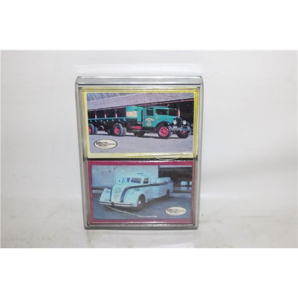 2 NEW SETS OF VINTAGE CAR PLAYING ARDS
