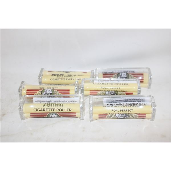 NEW 6 ZIG ZAG ROLLERS 78MM