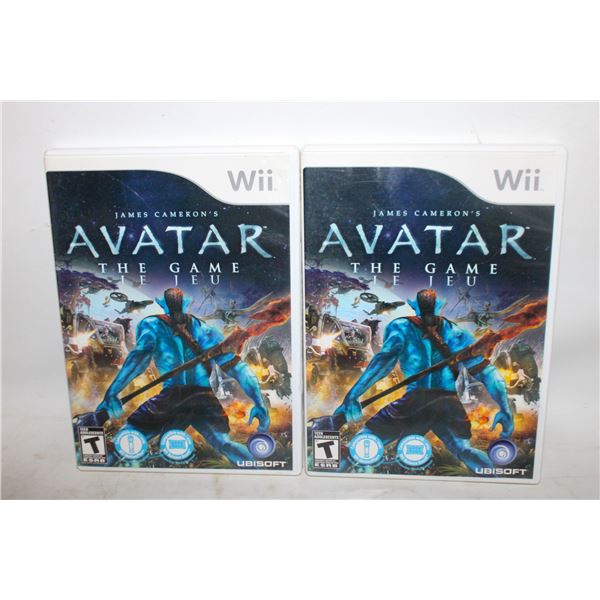 2 AVATAR WII GAMES