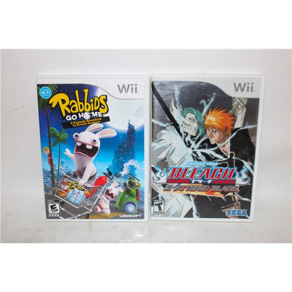 LOT OF TWO NINTENDO WII GAMES