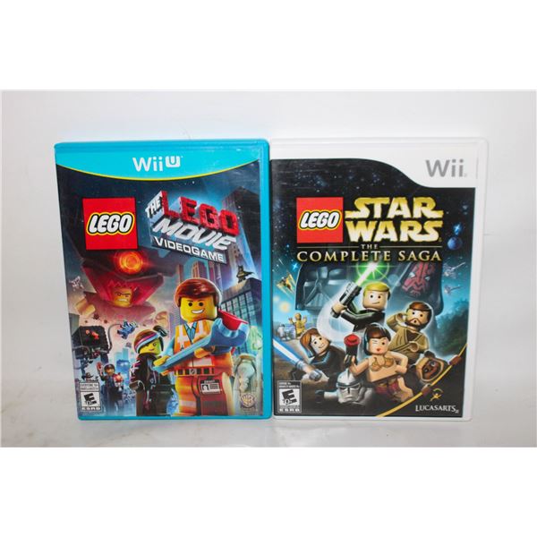 2 LEGO WII/WII U GAMES