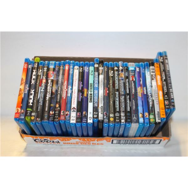 29 BLUE RAY - INC MARVEL/DC/SUPERHERO TYPE