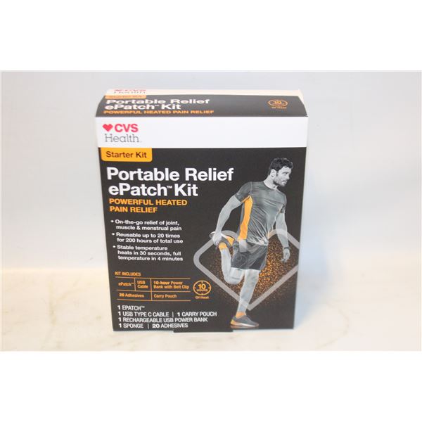 CVS HEALTH STARTER KIT PORTABLE RELIEF EPATCH KIT