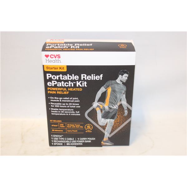 CVS HEALTH STARTER KIT PORTABLE RELIEF EPATCH KIT