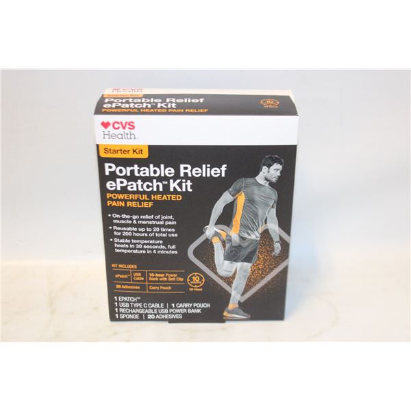 CVS HEALTH STARTER KIT PORTABLE RELIEF EPATCH KIT