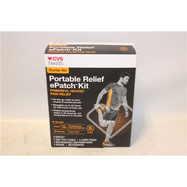 CVS HEALTH STARTER KIT PORTABLE RELIEF EPATCH KIT