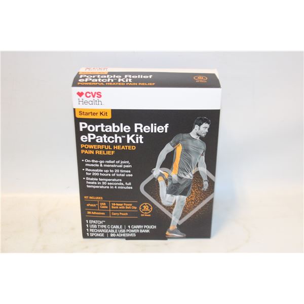CVS HEALTH STARTER KIT PORTABLE RELIEF EPATCH KIT