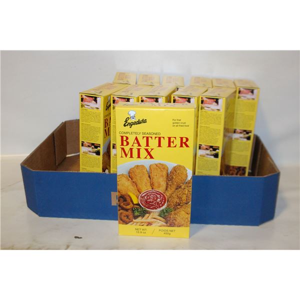 12 BOXES OF ENDGURA FISH+CHICKEN BATTER