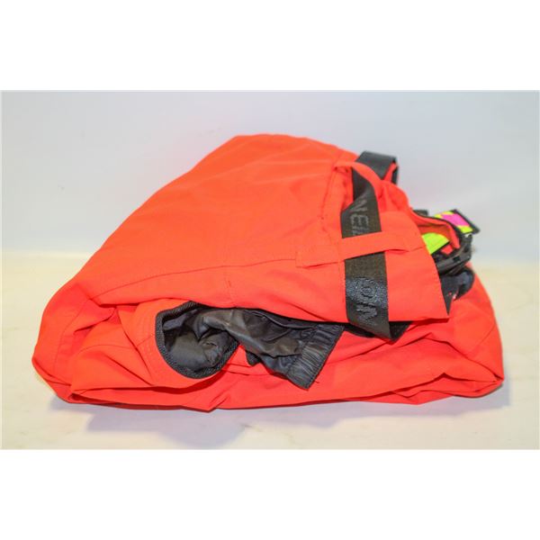 LADIES SM O'NEIL ORANGE SNOWBOARD/SKI PANTS