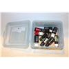 Image 1 : STERLITE CONTAINER W/10 BUTTLES ESSENTIAL OILS