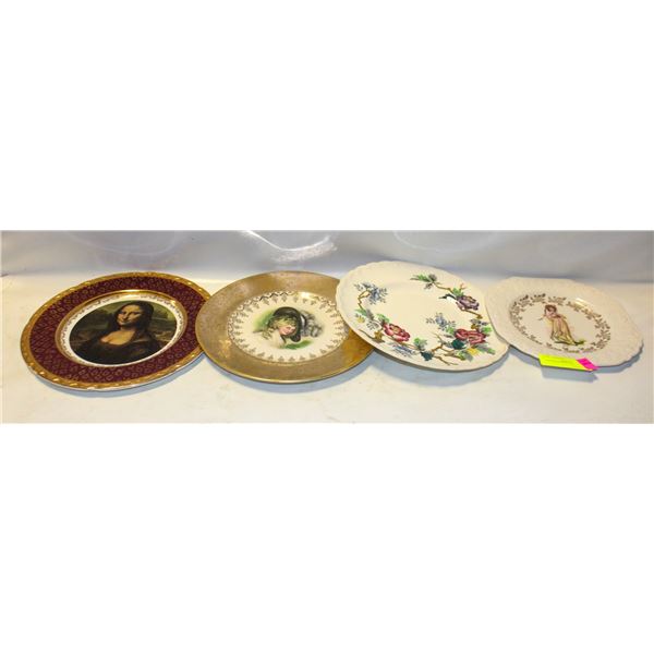 4 DECORATIVE PLATES