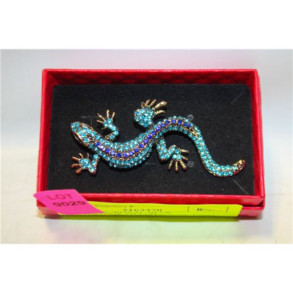 NEW TEAL/ROYAL BLUE RHINESTONE FILLED