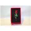 Image 1 : NEW ROSE BROOCH MATT RED FINISH DETAILED DESIGN