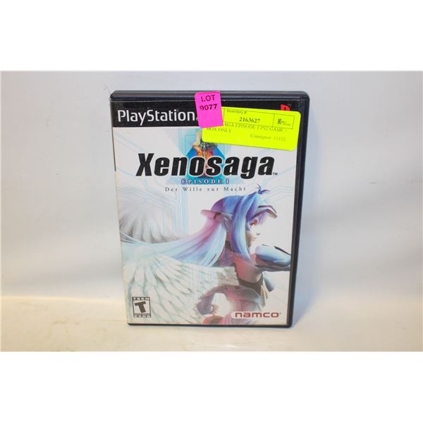 XENOSAGA EPISODE 1 PS2 GAME + BOX ONLY