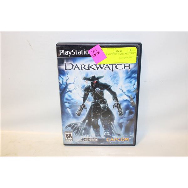 DARKWATCH PS2 GAME AND BOX ONLY