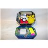 Image 1 : TIN 50 POKEMON CARDS + PICACHU + SLEEVES LOT