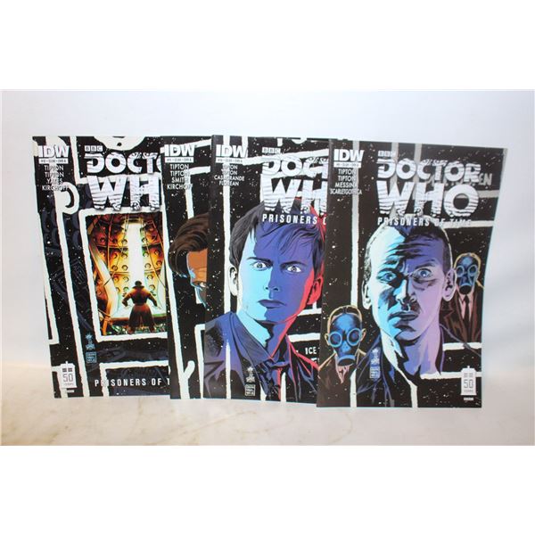 LOT OF 4 DOCTOR WHO COMIC BOOKS