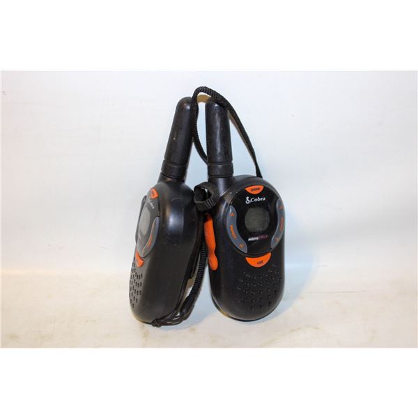 2 COBRA 16 MILE 2 WAY RADIOS
