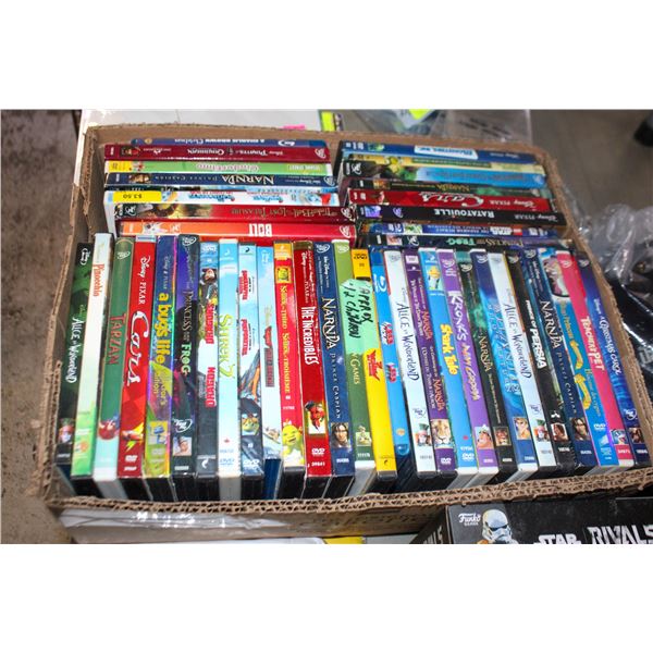 DVD'S CHILDRENS ASSORTED APPROXIMATELY 42