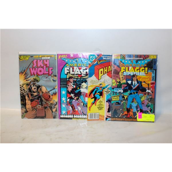 LOT 4 COMIC BOOKS