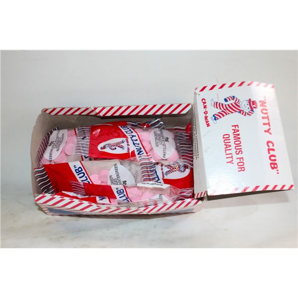 CASE OF NUTTY CLUB WINTERGREEN MINTS