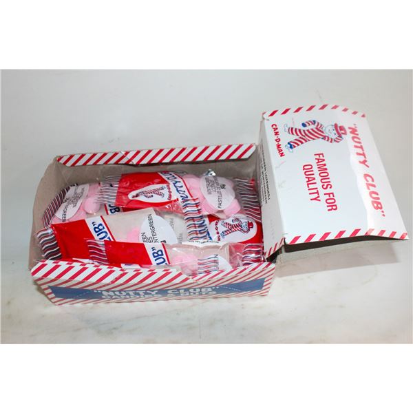 BOX OF NUTTY CLUB ENGLISH MINTS