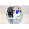 Image 1 : BASKET OF PRODUCT FOR BATHROOM