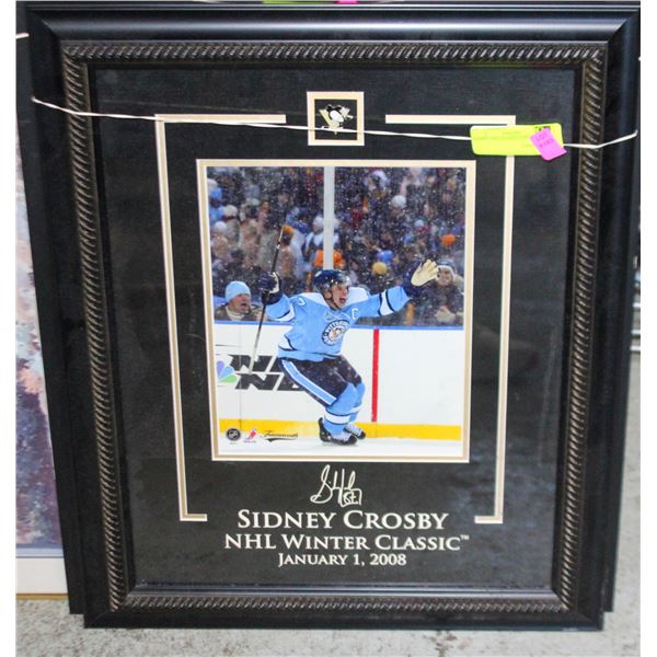 FRAMED SIDNEY CROSBY