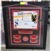 Image 1 : FRAMED AND SIGNED COLE CAUFIELD PHOTO WITH