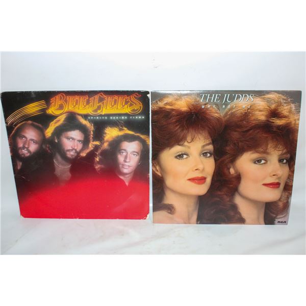 THE JUDDS & BEE GEES RECORDS