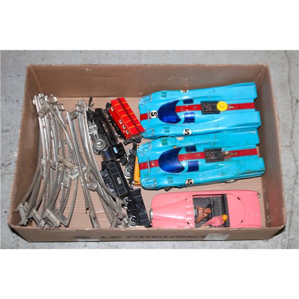 VTG SHELL TRAIN SET AND VTG CARS