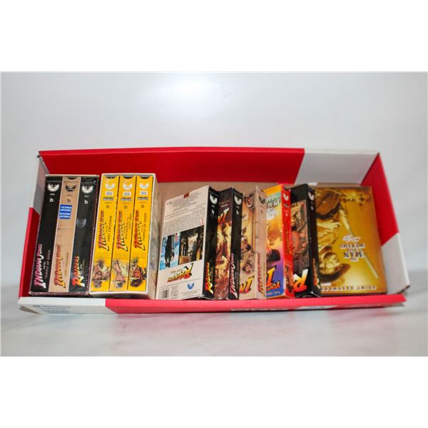 COLLECTABLE INDIANA JONES VHS MOVIES