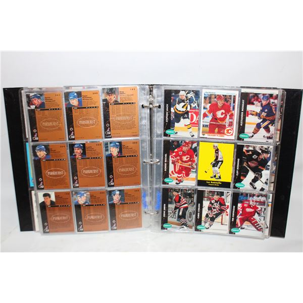 BINDER ALL NHL HOCKEY 1989 - 1991 APPROX 216 CARDS