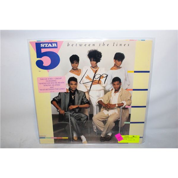 SEALED BETWEEN THE LINES 5 STAR RECORD 1987