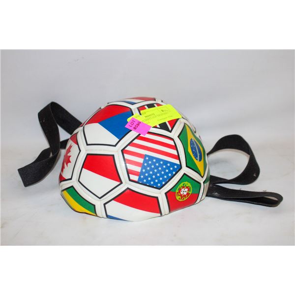 UNUSED TEAM FLAGS TRAINING SOCCER BALL