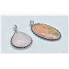Image 1 : #235 NATURAL UNAKITE & ROSE QUARTZ PENDANT