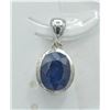 Image 1 : #206-NATURAL BLUE SAPPHIRE PENDANT