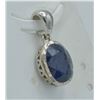 Image 2 : #206-NATURAL BLUE SAPPHIRE PENDANT