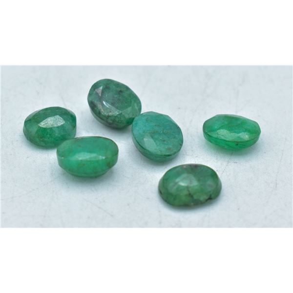 #30-NATURAL GREEN EMERALD GEMSTONES 38.50CT