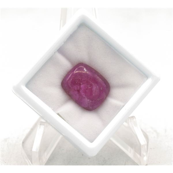 #135-NATURAL  RED RUBY GEMSTONE 25.64 CT