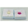 Image 1 : #144- NATURAL RED RUBY 8.95 CT/CALCITE 11.03 CT