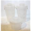 Image 1 : VINTAGE LEGO PICK-A-BRICK CUPS- LOT OF 3