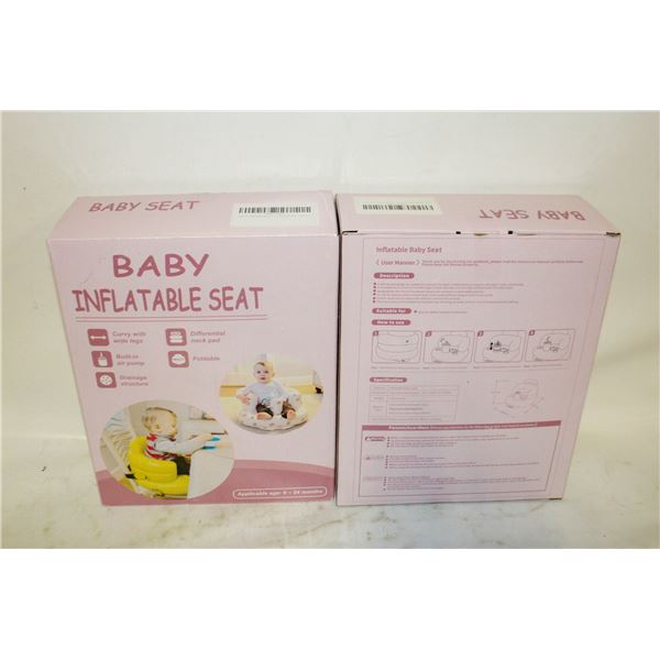 2 INFLATABLE BABY SEATS