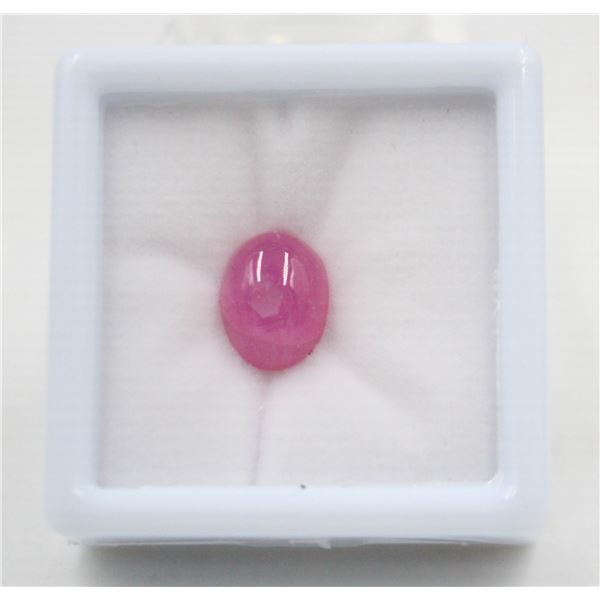 #129-NATURAL RED RUBY GEMSTONE 7.49 CT