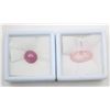 Image 1 : #146- NATURAL RED RUBY 9.85 CT / YELLOW OPAL 7.28